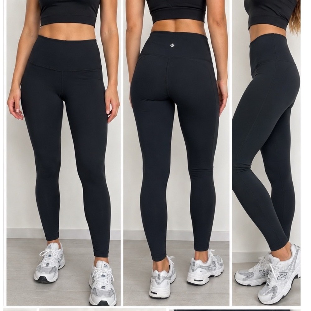 Lululemon Align High-Rise Leggings Dark Gray Nulu Yoga Pants 28 Inseam Size 6